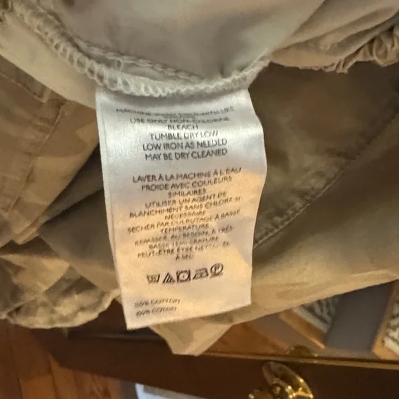 Pilcro Beige Camouflage Cargo Pants - Picture 4 of 5